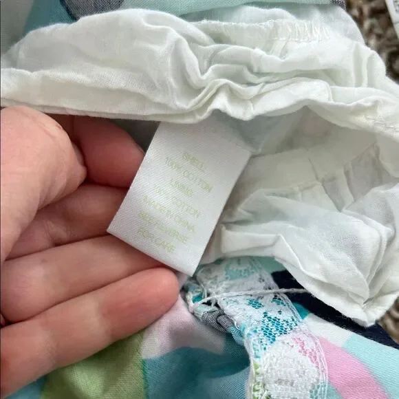 Lilly Pulitzer Girls Geo Print Vintage Skirt - Picture 6 of 7